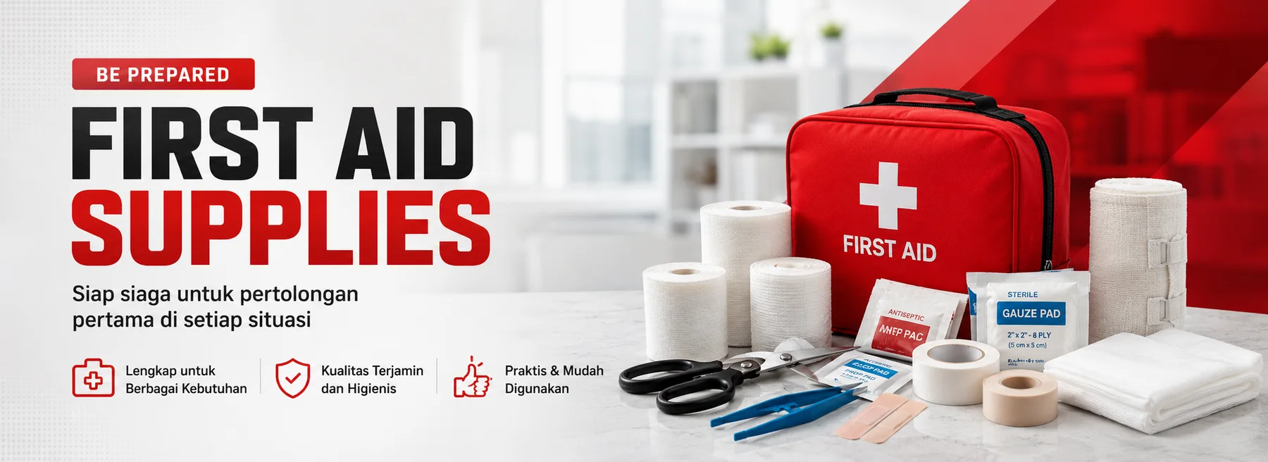 Campaign first aid supplies untuk kebutuhan fasilitas
