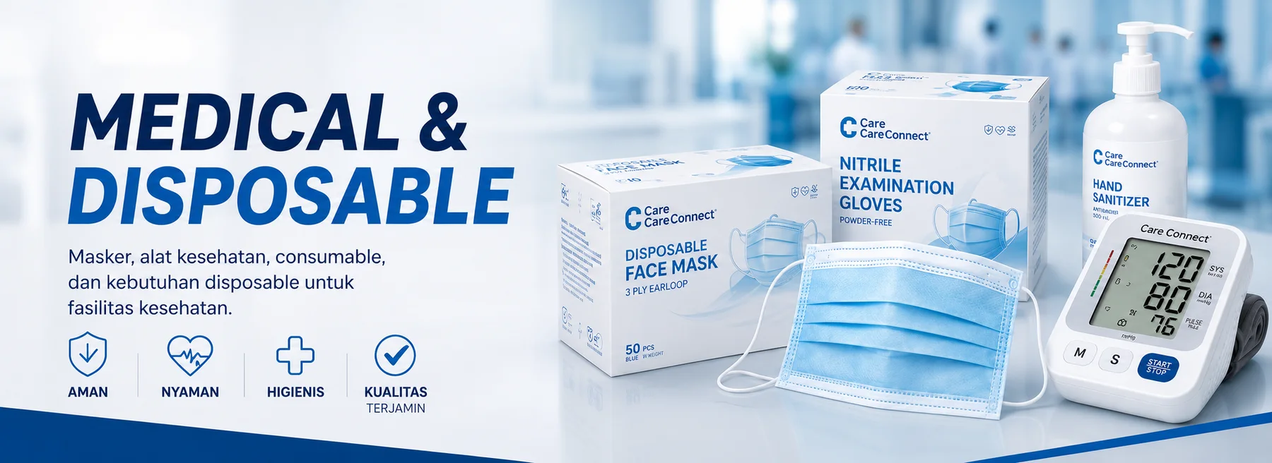 Campaign medical disposable supplies untuk fasilitas kesehatan