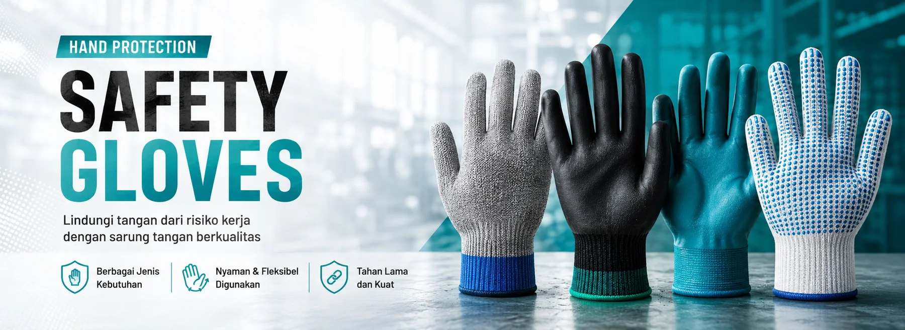 Campaign safety gloves untuk kebutuhan hand protection