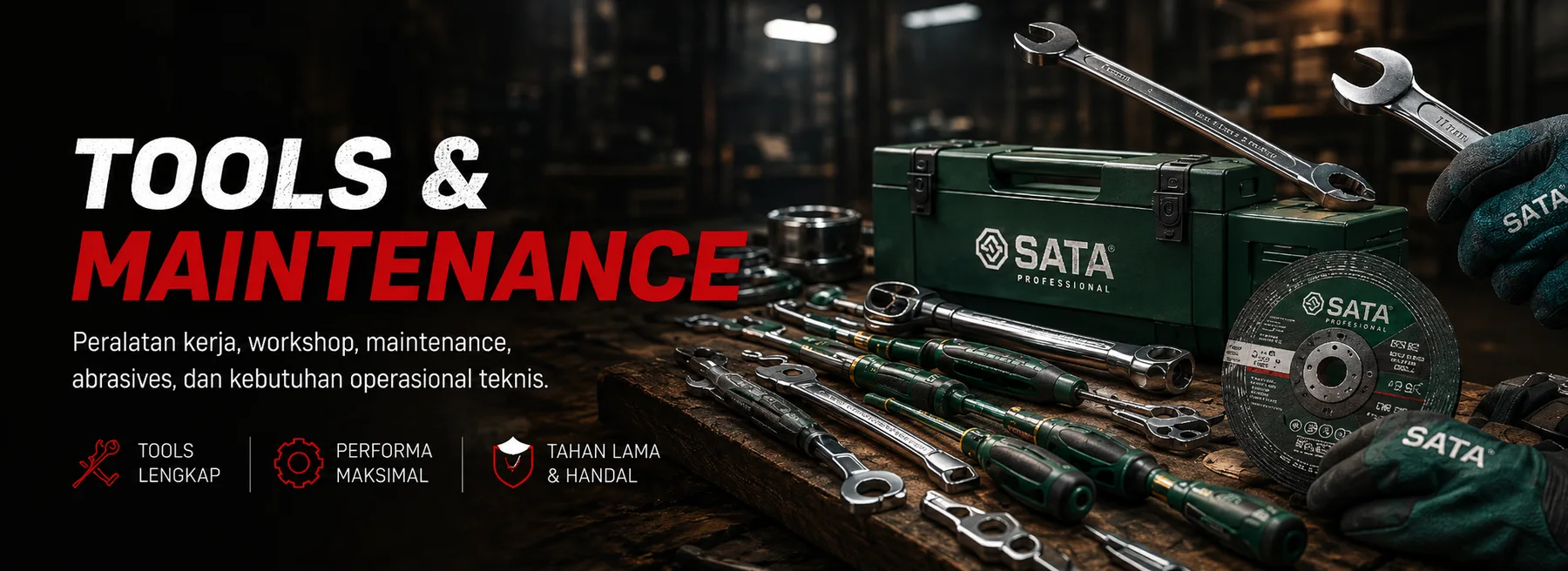 Campaign tools dan maintenance supplies untuk kebutuhan operasional