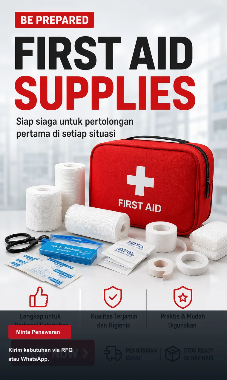 Campaign first aid supplies untuk kebutuhan fasilitas